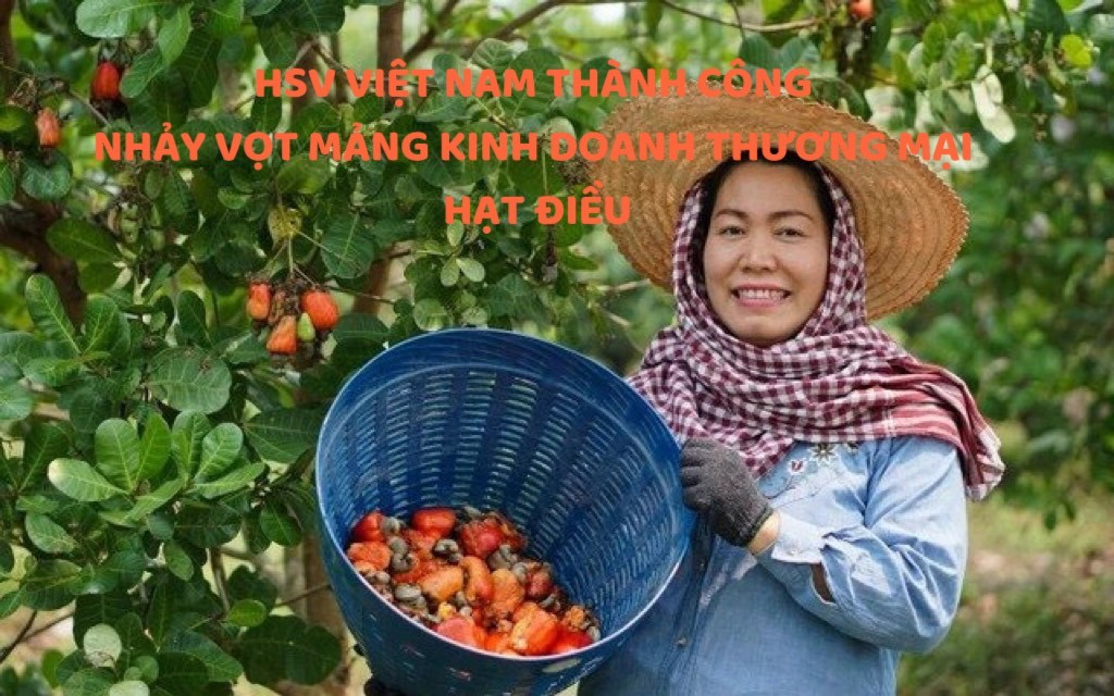 HSV thành công nhảy vọt với bước xuất khẩu thương mại tại Thị trường nhập hạt điều số 1 Việt Nam